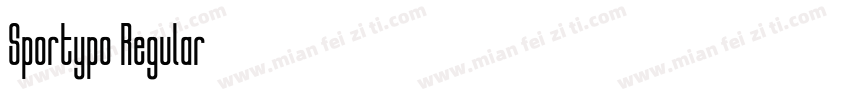 Sportypo Regular字体转换
